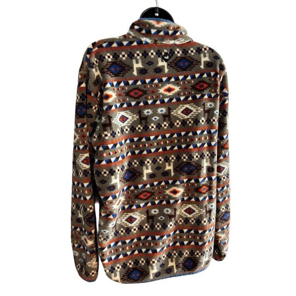 Southern Marsh Pullover Mens Fleece Multicolor Pattern Outdoors Quarter Zip, XL - Picture 2 of 6